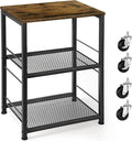 OYEAL Small Nightstand Industrial Square End Table by OYEAL