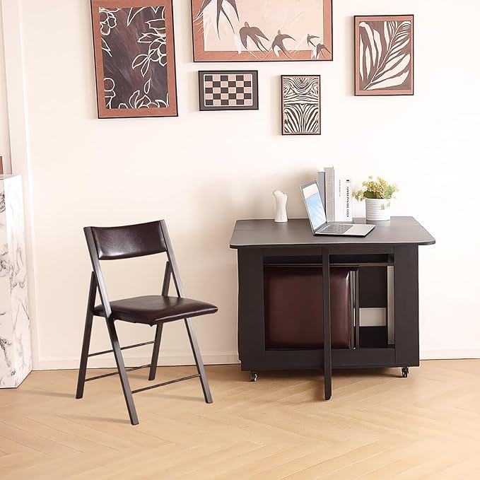 Folding Chairs with Cushion 2 Pack - Image 4