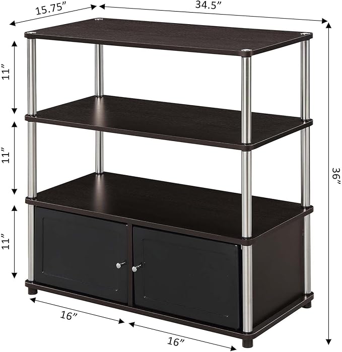 Convenience Concepts Designs2Go Highboy TV Stand - Image 3