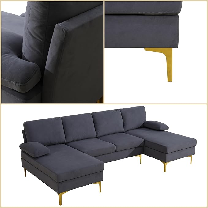 Modular Sectional Sofa, U Shaped Couch - Image 4