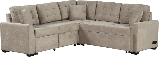 82" Convertible Sleeper Sofa - Image 13