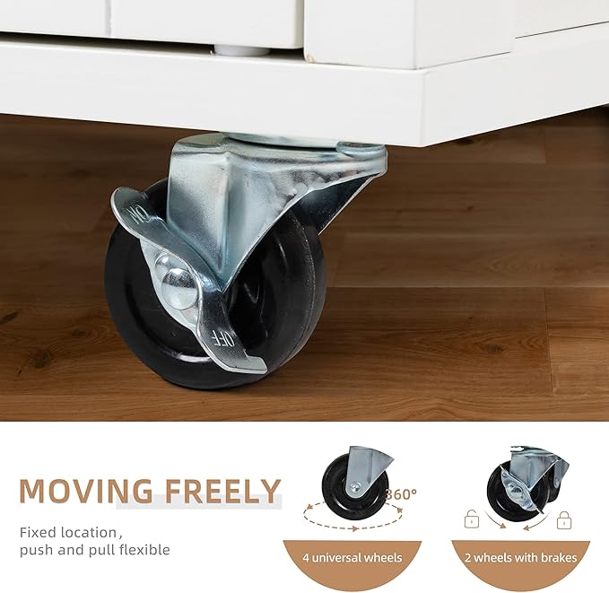 Shintenchi Kitchen Island Cart - Image 6