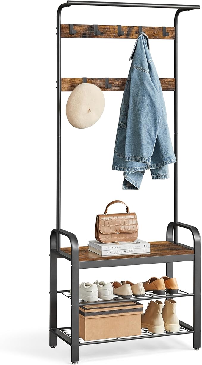 VASAGLE 6-Tier Bookshelf, Tall Display Shelf, Freestanding Storage Shelf - Image 6