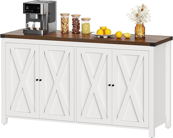 YITAHOME Farmhouse Sideboard Buffet Cabinet - Image 9