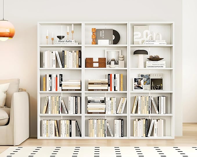 Casaottima 5-Tier Open Bookshelf and Bookcase, Floor Standing Display Storage - Image 6