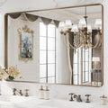 WEER 48x32 Inch Bronze Bathroom Mirror by WEER