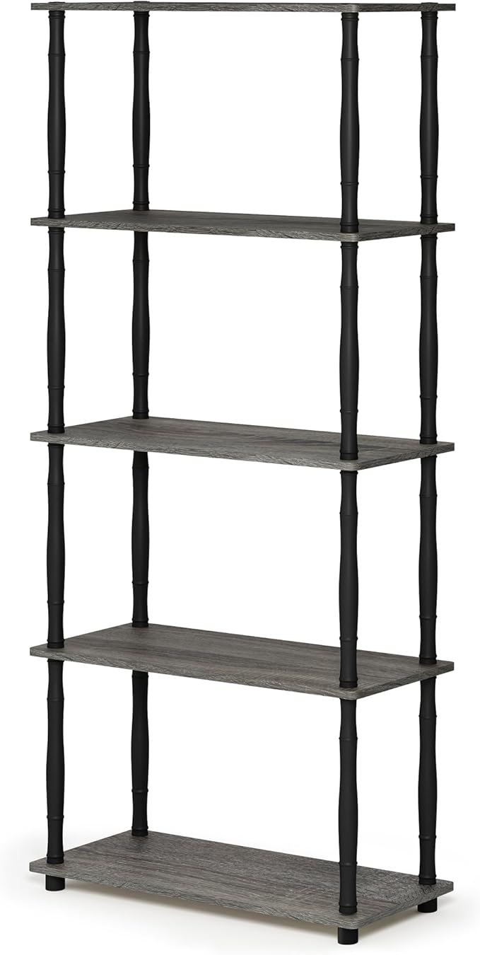 Furinno Turn-N-Tube 5-Tier Multipurpose Shelf Display Rack - Image 5