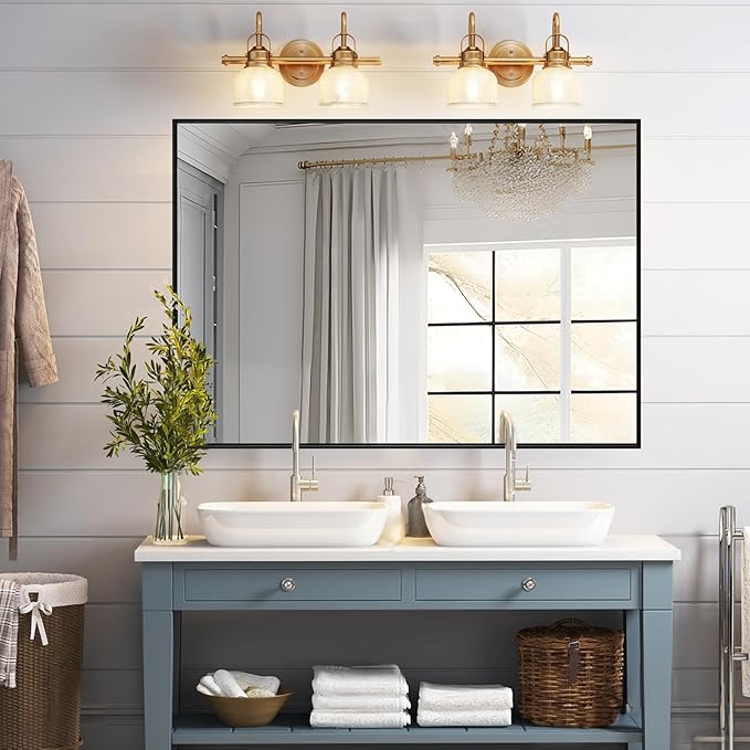 Wall Mirror 30x36, Rectangle Bathroom Mirror 30 x 36 inch, Large Vanity Mirror - Image 2