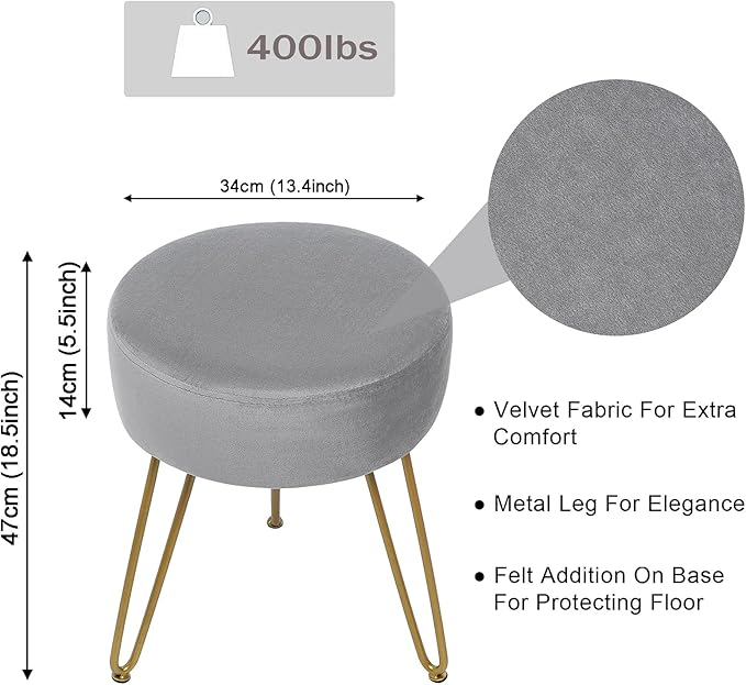 GERANT Multifunctional Vanity Stools - Image 3