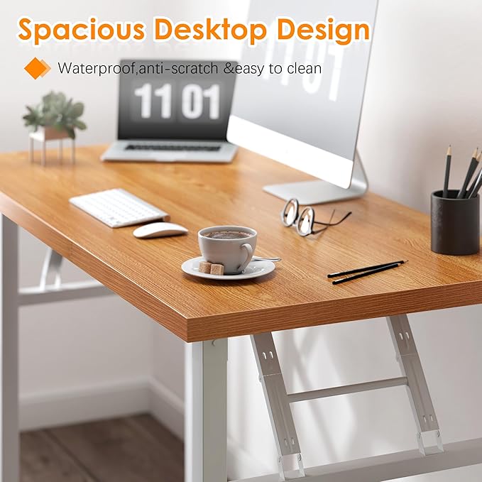 Need Computer Desk Office Desk 62 inches Folding Table - Image 5