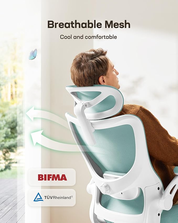 Marsail Ergonomic Office Chair: Office Computer Desk Chair - Image 5