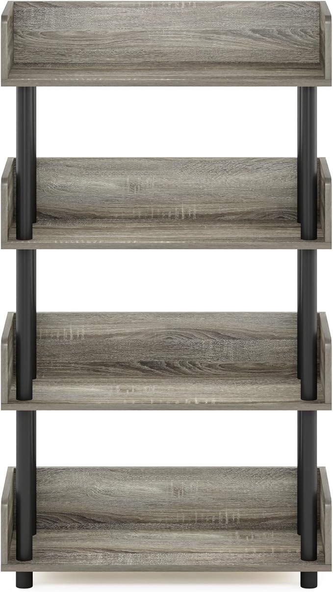 Furinno Turn-N-Tube 4-Tier Multipurposes Display Rack, Open Shelf Rack/Storage - Image 6