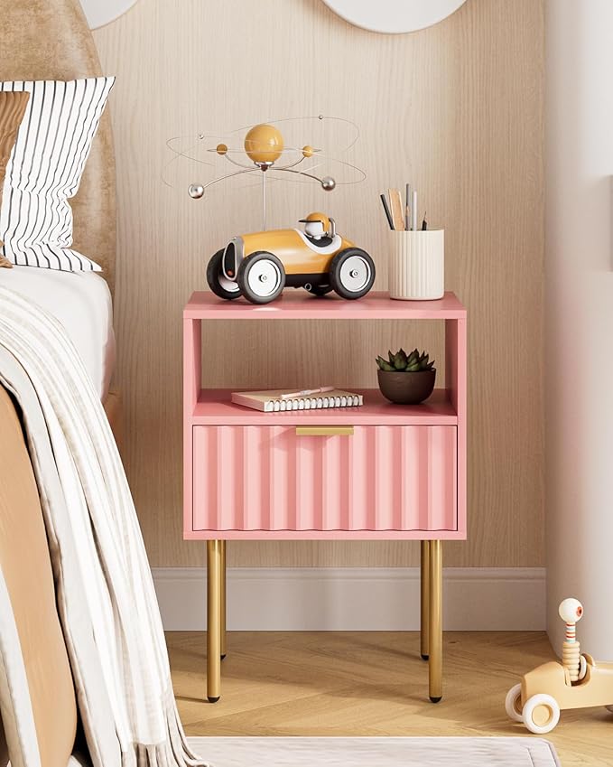 Nightstand, Modern Bedside Table - Image 6