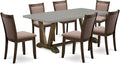 East West Furniture V797MZ748-7 7 Piece Dining Room Furniture Set Consist of a by EastWestFurniture
