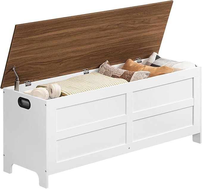 Storage Chest, 47.2” Large Toy Chest, Entryway Storage Trunk, Storage Bench - Image 8
