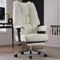 Big and Tall Office Chair 400lbs Wide Seat, Leather High Back Executive Office by EXCEBETOFFICECHAIR