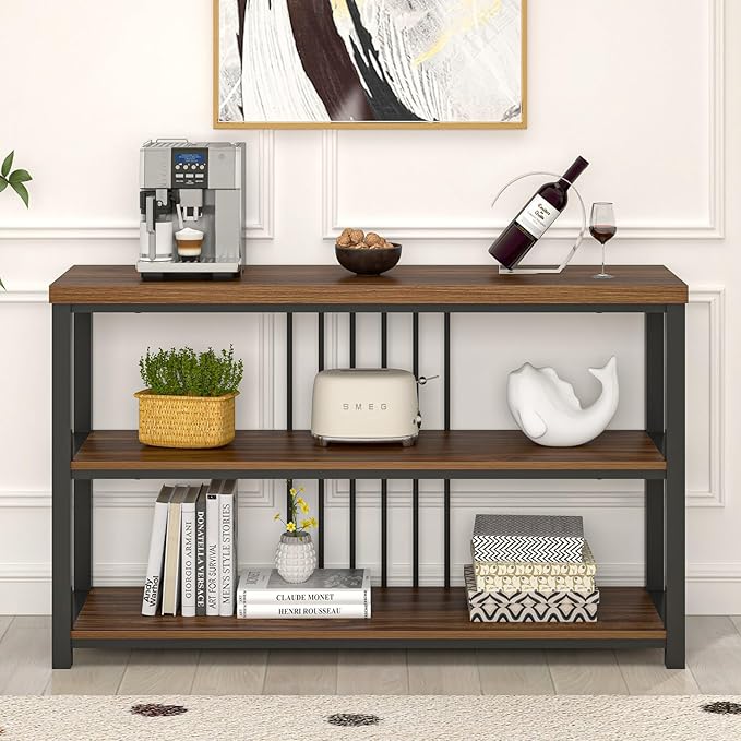 FOLUBAN Console Table for Entryway, Narrow Sofa Table - Image 7