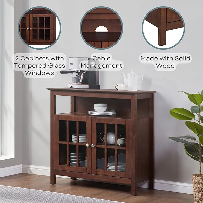 Convenience Concepts Big Sur Highboy TV Stand 36" - Image 5