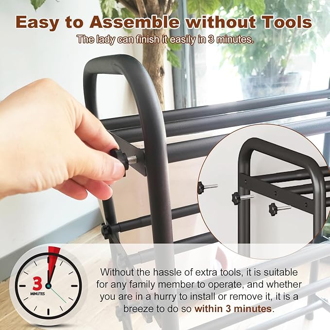 KANAV 4-Tier Expandable Shoe Rack – Adjustable Shoe Organizer & Shoe Storage - Image 5