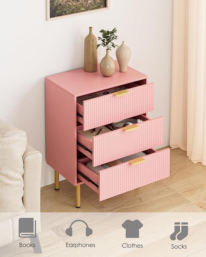 Night Stand, Tall Bedside Table - Image 5