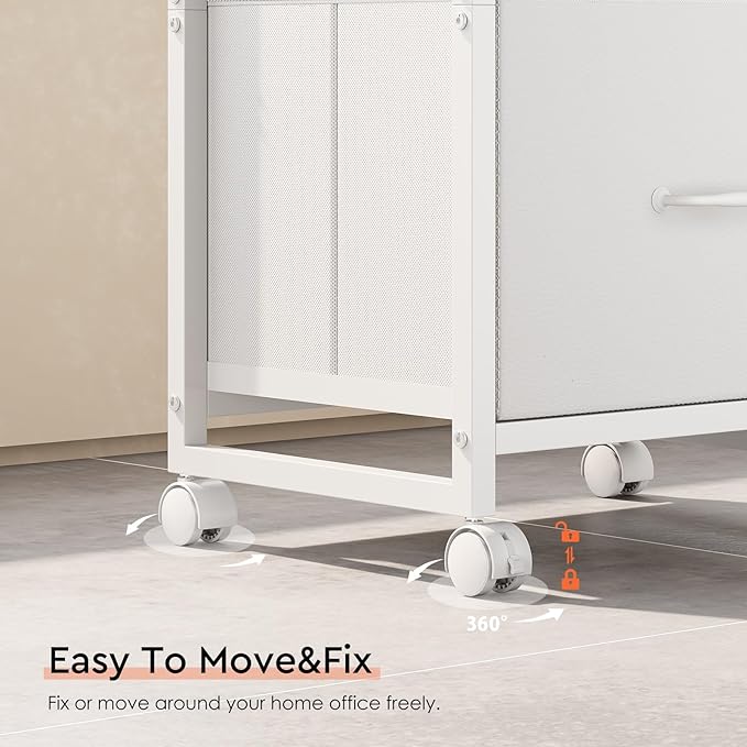 3 Drawer Mobile File Cabinet - Image 4