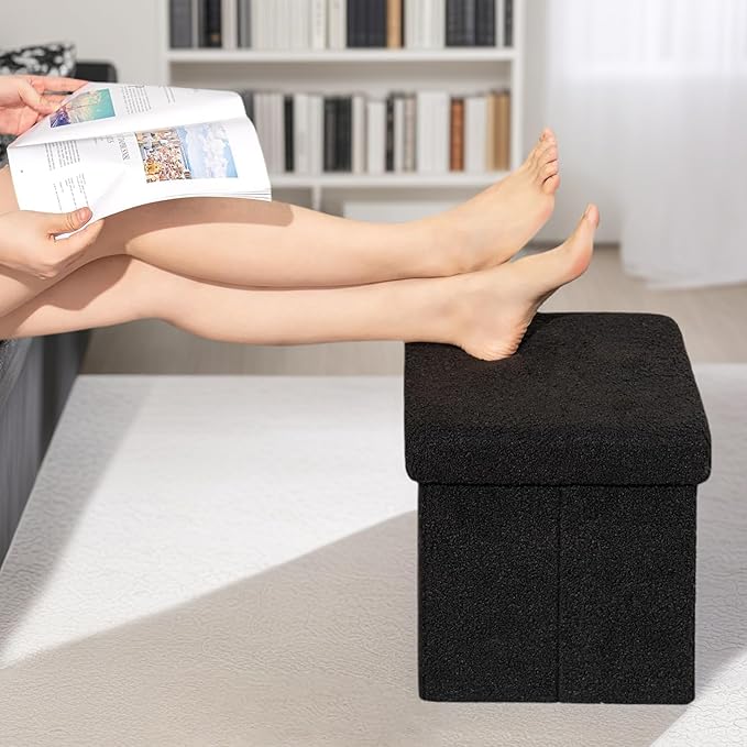 16.5 Folding Storage Ottoman Cube - Image 5