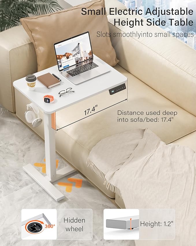 Mobile Standing Desk with Wheels - Image 3