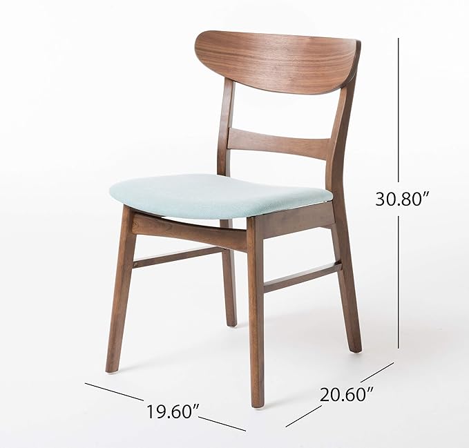Christopher Knight Home Idalia Curved Leg Rectangular Dining Set, 5-Pcs Set - Image 4