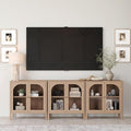 Nathan James Mason Modern Farmhouse TV Stand, Free Standing Accent Sideboard by NathanJames
