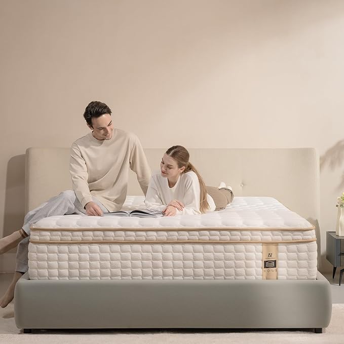 Queen Mattress, 12 Inch Queen Size Mattresses in a Box, Memory Foam Hybrid by Unknown