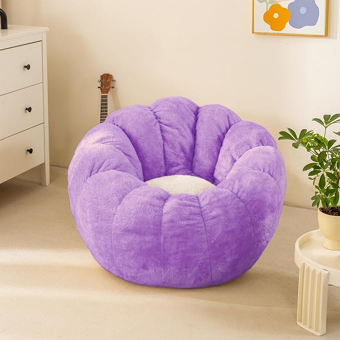 Pumpkin Bean Bag Sofa Chair, Bean Bag Chair by IEVENW