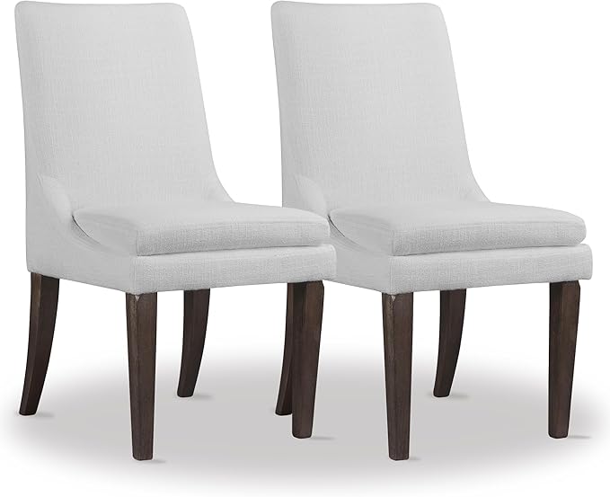 Upholstered Dining Chairs Modern Sidechair Performance Fabric High Back by Kislot