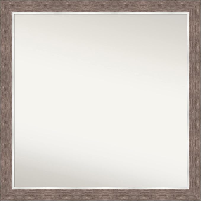 Amanti Art Brown Bathroom Mirror by AmantiArt