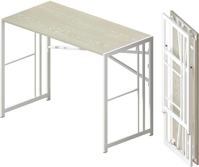 40 inch Folding Desk, Writing Gaming Computer Camping Desk, No Assembly by Lutown-TeenHome