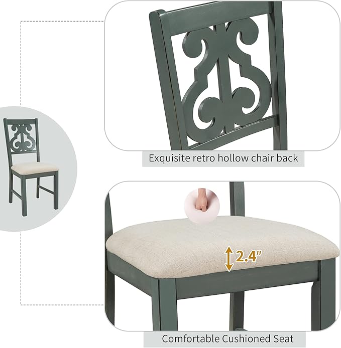 5-Piece Round Dining Table - Image 6