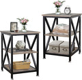 End Tables Living Room Set of 2, Indoor Side Tables Living Room by TooCust