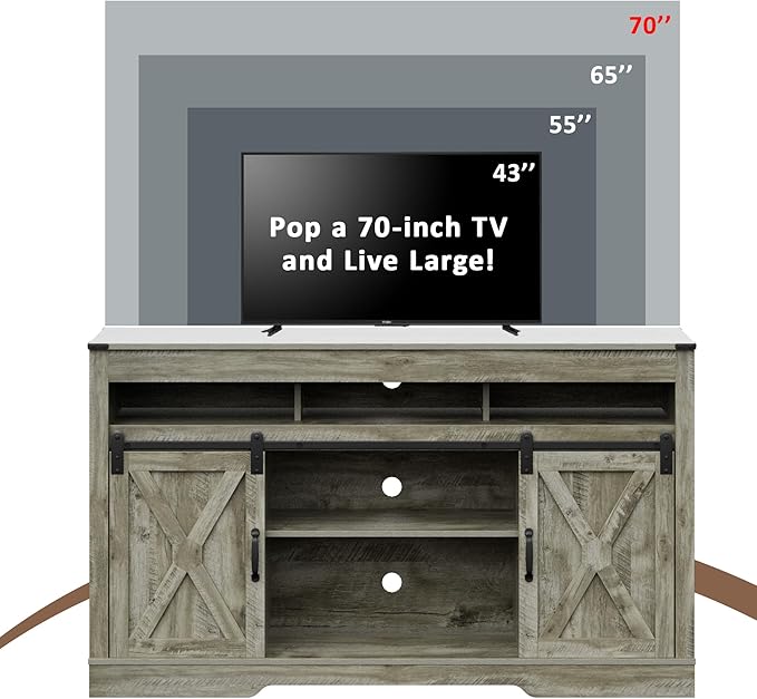 RoyalCraft Farmhouse TV Stand - Image 7