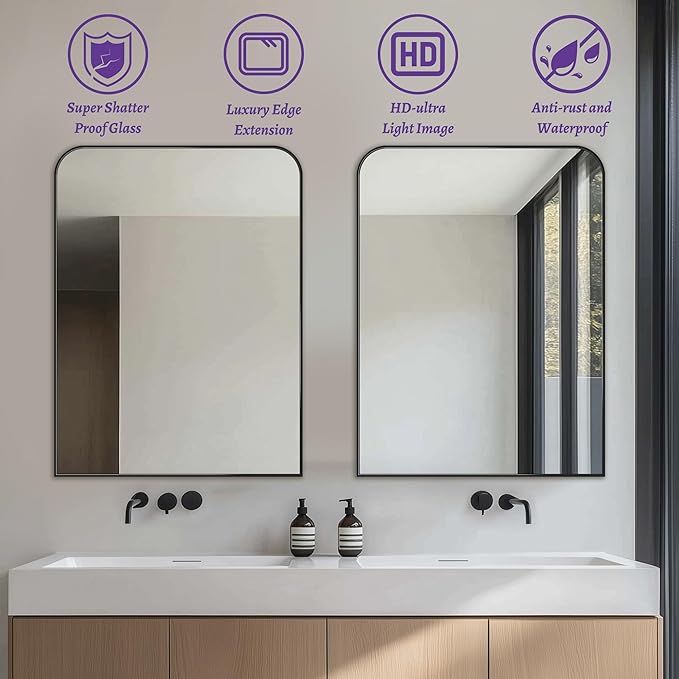 Bathroom Mirror, Wall Mirrors, Bathroom Vanity Mirror - Image 7