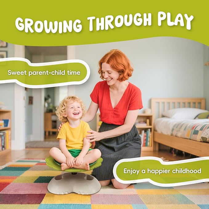 Spinning Chair for Autistic Kids, Autism Sensory Spinning Chairs Sensory Swivel - Image 7