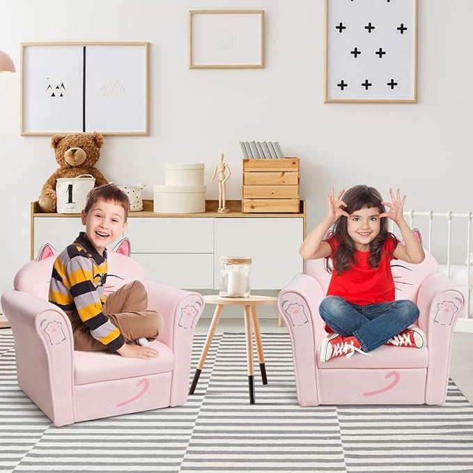 Costzon Kids Couch, Children's Sofa Armrest Chair - Image 7