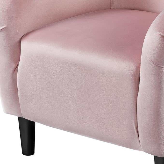Yaheetech Barrel Chairs, Modern Vanity Chair Soft and Cozy Barrel Chair - Image 7