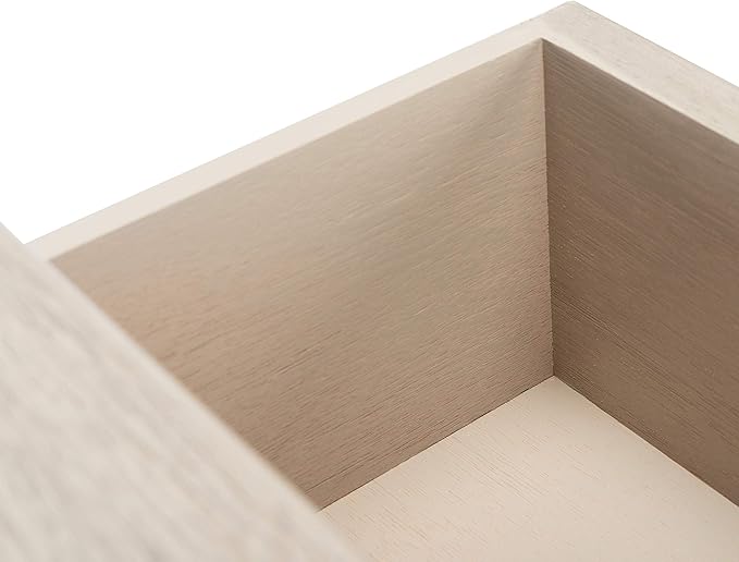 Safavieh Home Collection Tate Greige 2-Drawer Bottom Shelf Console Table - Image 12