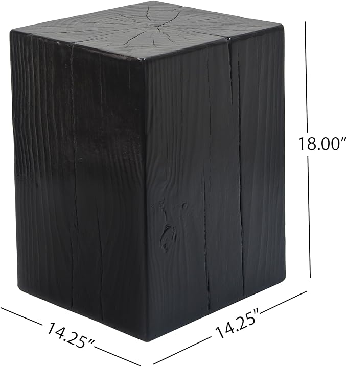 Christopher Knight Home Bard 18" Square Living Room Side Table, Wood-Like - Image 2