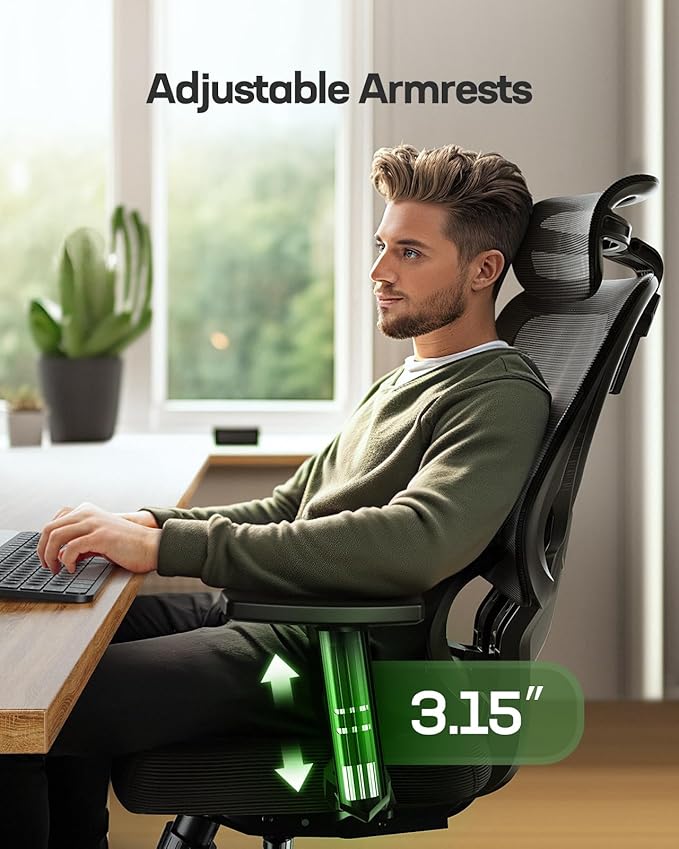 Marsail Ergonomic Office Chair Desk Chair, Gaming Chair - Image 7