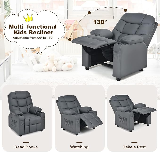 Costzon Kids Recliner Chair - Image 4