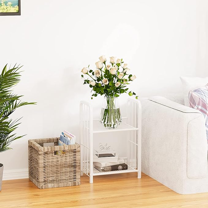 Bookshelf Storage Shelf Bookcase Freestanding Storage Stand - Image 2