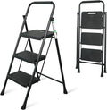 3 Step Ladder, Portable Steel Folding Step Stool by Arbusb