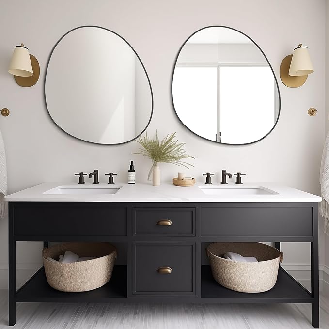 WallBeyond Asymmetrical Mirror, Irregular Wall Mirror, Abstract Wall Mirrors - Image 4