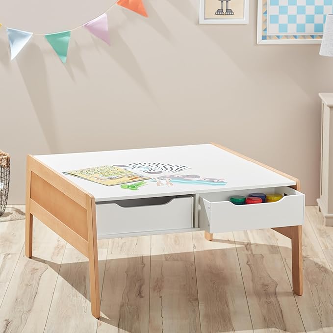 Melissa & Doug Kids Furniture Wooden Art & Activity Table - Image 2