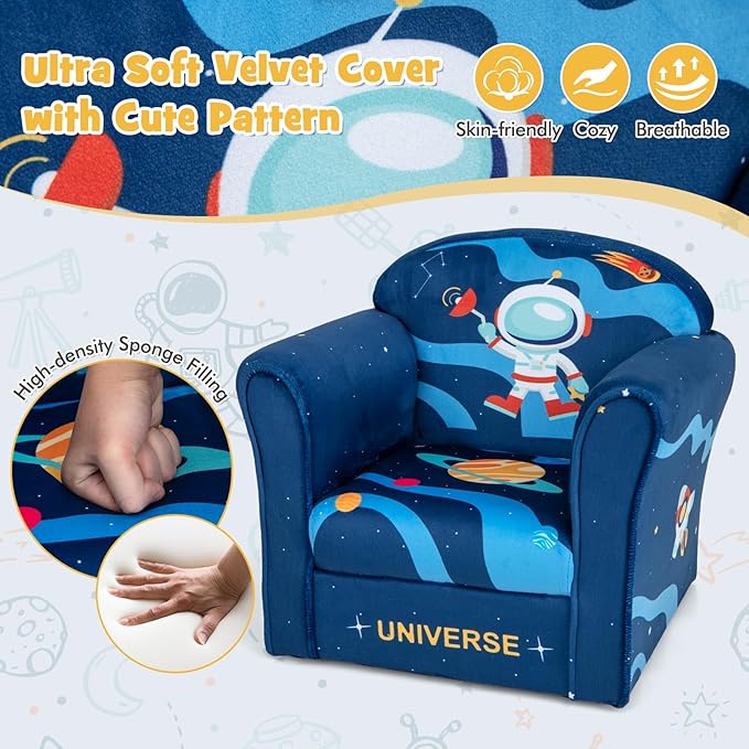 Costzon Kids Couch, Children's Sofa Armrest Chair - Image 5